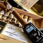 Portable Electric Cigar Humidifier and Humidity Meter