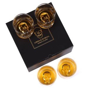 Skull Whiskey Glass Set - Perfect Gift for Men