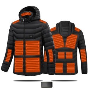 Men's Lightweight Heated Jacket for Winter Adventures