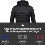 Men's Lightweight Heated Jacket for Winter Adventures