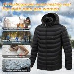 Men's Lightweight Heated Jacket for Winter Adventures