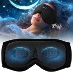 Bluetooth Sleep Mask with Headphones for Men