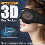 Bluetooth Sleep Mask with Headphones for Men