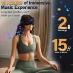 Bluetooth Sleep Mask with Headphones for Men