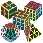 5 Pack Magic Puzzle Cube Set for All Ages
