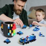 Funny Build-On Brick Coffee Mug for Men