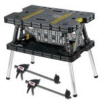Keter Portable Folding Workbench with Clamps