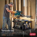 Keter Portable Folding Workbench with Clamps