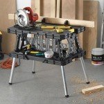 Keter Portable Folding Workbench with Clamps
