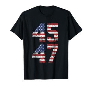 Trump 2024 Vintage Black T-Shirt for Men