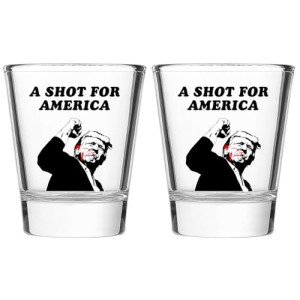 Funny Trump Shot Glass - Great Gag Gift!