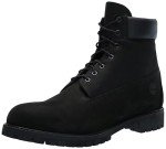 Timberland Men's 6" Waterproof Black Nubuck Boots