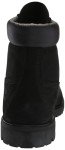 Timberland Men's 6" Waterproof Black Nubuck Boots