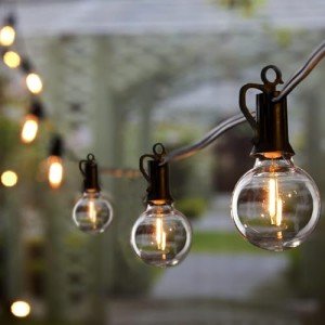 Connectable LED Outdoor String Lights for Men