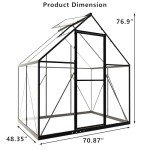 Heavy-Duty Outdoor Greenhouse with Ventilation System