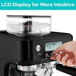 Espresso Machine with Grinder & Steam Wand