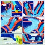 Ultimate Inflatable Water Slide and Obstacle Course