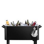 Rolling Ice Chest Cooler Cart for Parties