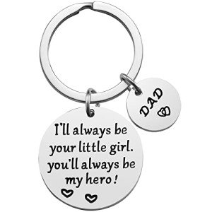 Heartfelt Keychain Gift for Dad from Daughter