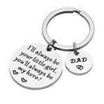 Heartfelt Keychain Gift for Dad from Daughter