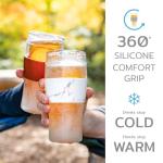 Freezeable Beer Glass Set - Perfect Gift for Men