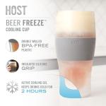 Freezeable Beer Glass Set - Perfect Gift for Men