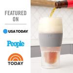 Freezeable Beer Glass Set - Perfect Gift for Men