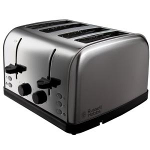 Russell Hobbs Stainless Steel 4-Slice Toaster