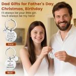 Heartfelt Keychain Gift for Dad from Daughter