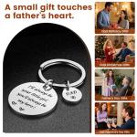 Heartfelt Keychain Gift for Dad from Daughter