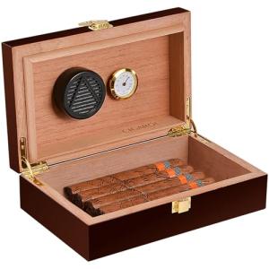 Volenx Travel Cigar Humidor with Humidifier