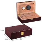 Volenx Travel Cigar Humidor with Humidifier
