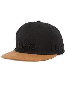 Tokyo Laundry Men's Myshkin Flat Peak Snapback Baseball Cap - Black - One Size