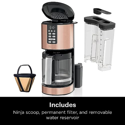 Ninja XL Programmable Coffee Maker with Timer, Copper