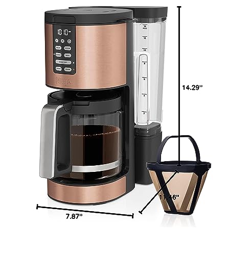 Ninja XL Programmable Coffee Maker with Timer, Copper