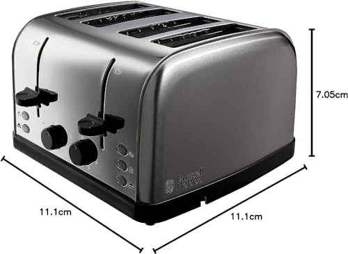 Russell Hobbs Stainless Steel 4-Slice Toaster