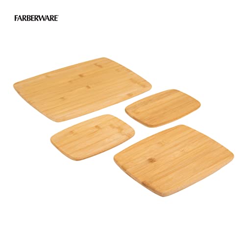 Farberware 4-Piece Bamboo Cutting Board Set
