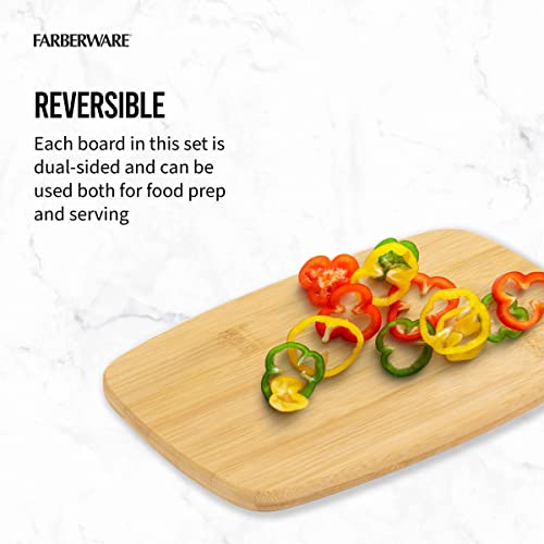Farberware 4-Piece Bamboo Cutting Board Set