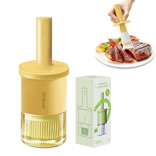 YARRAMATE Heat-Resistant Oil Dispenser with Brush