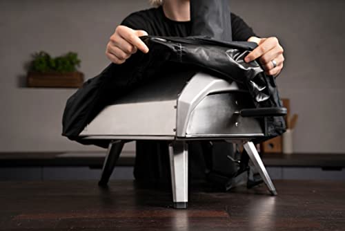 Waterproof Polyester Pizza Oven Cover/Bag - Black
