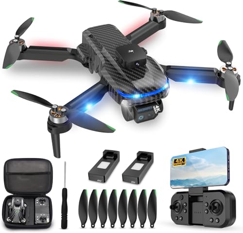 4K Beginner Drone with GPS and 2 Batteries