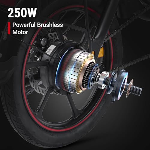 Folding Electric Bike for Men and Teens