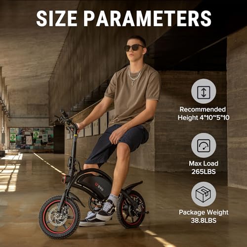 Folding Electric Bike for Men and Teens