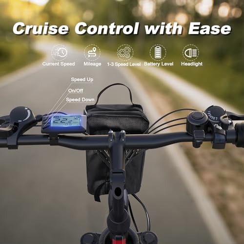 Premium Folding Electric Bike for Men, 750W Motor