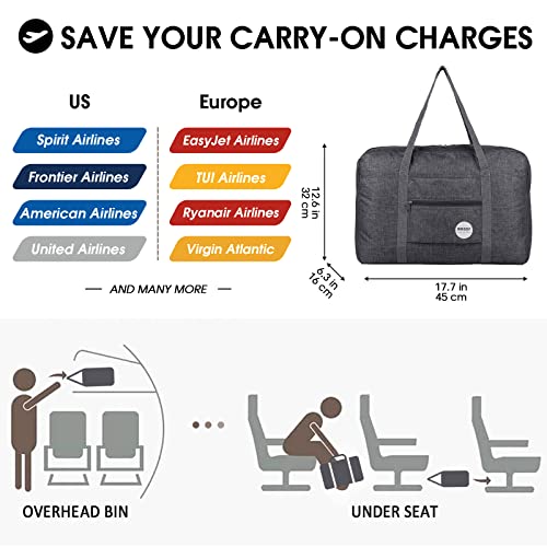Denim Grey Cabin Bag for Weekend Travel