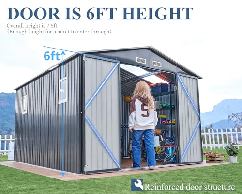 Outdoor Storage Shed for Backyard and Garden