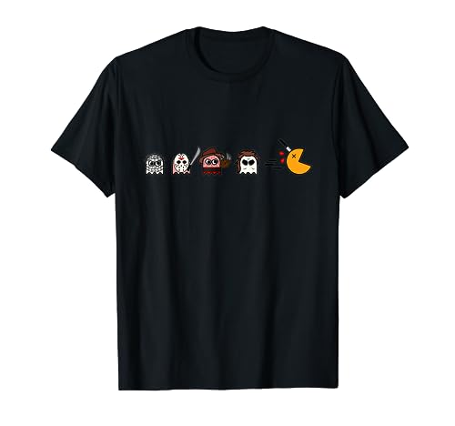 Retro 80s Horror Gamer T-Shirt for Halloween