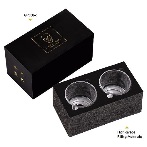 Skull Whiskey Glass Set - Perfect Gift for Men