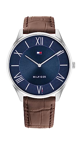 Tommy Hilfiger Men's Brown Leather Strap Watch