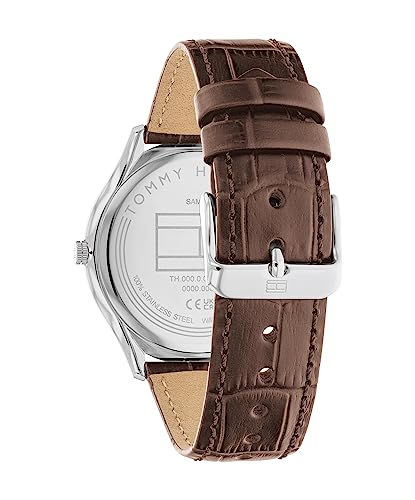 Tommy Hilfiger Men's Brown Leather Strap Watch